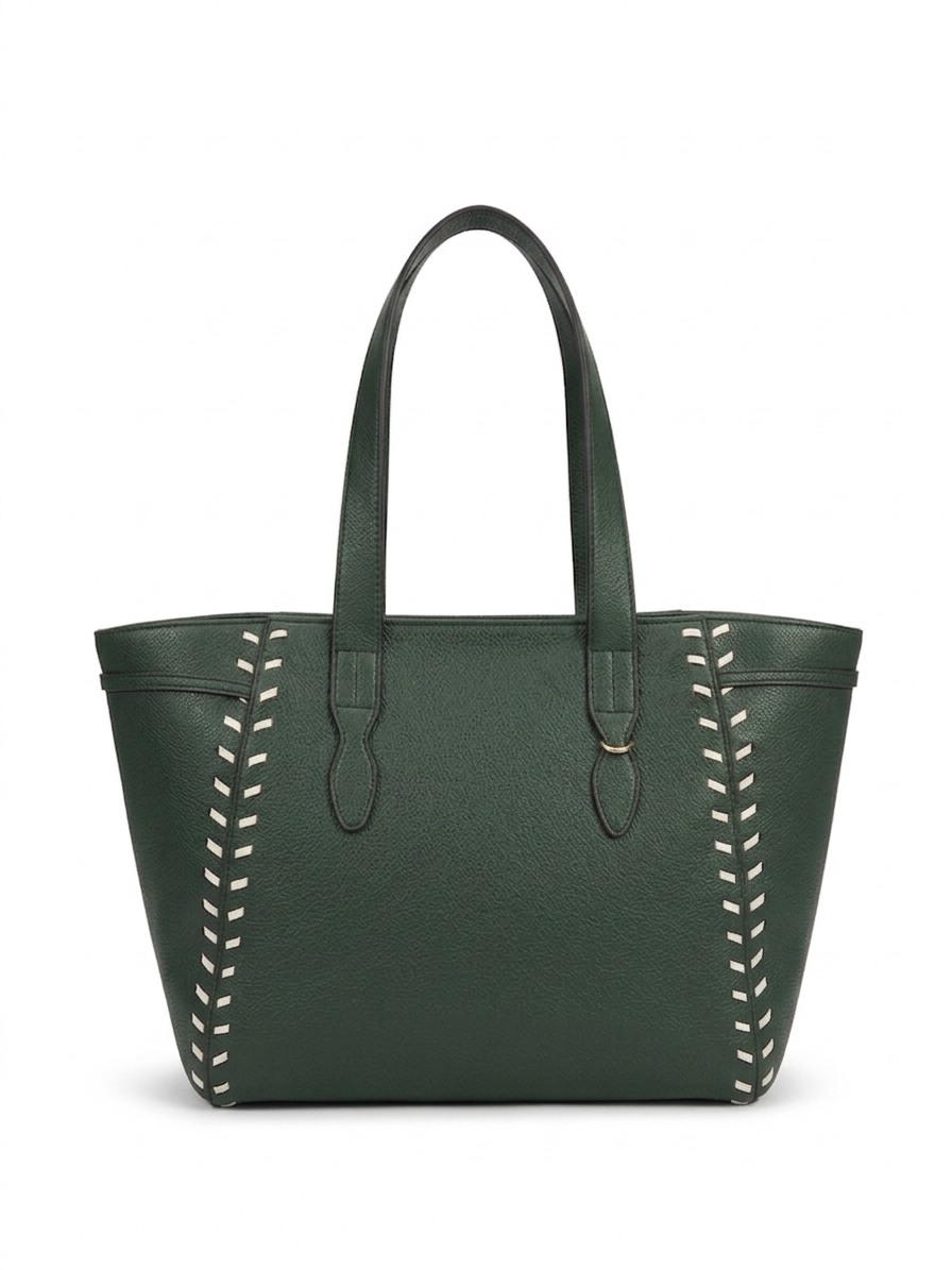 The Sienna Stitch Tote - TAN