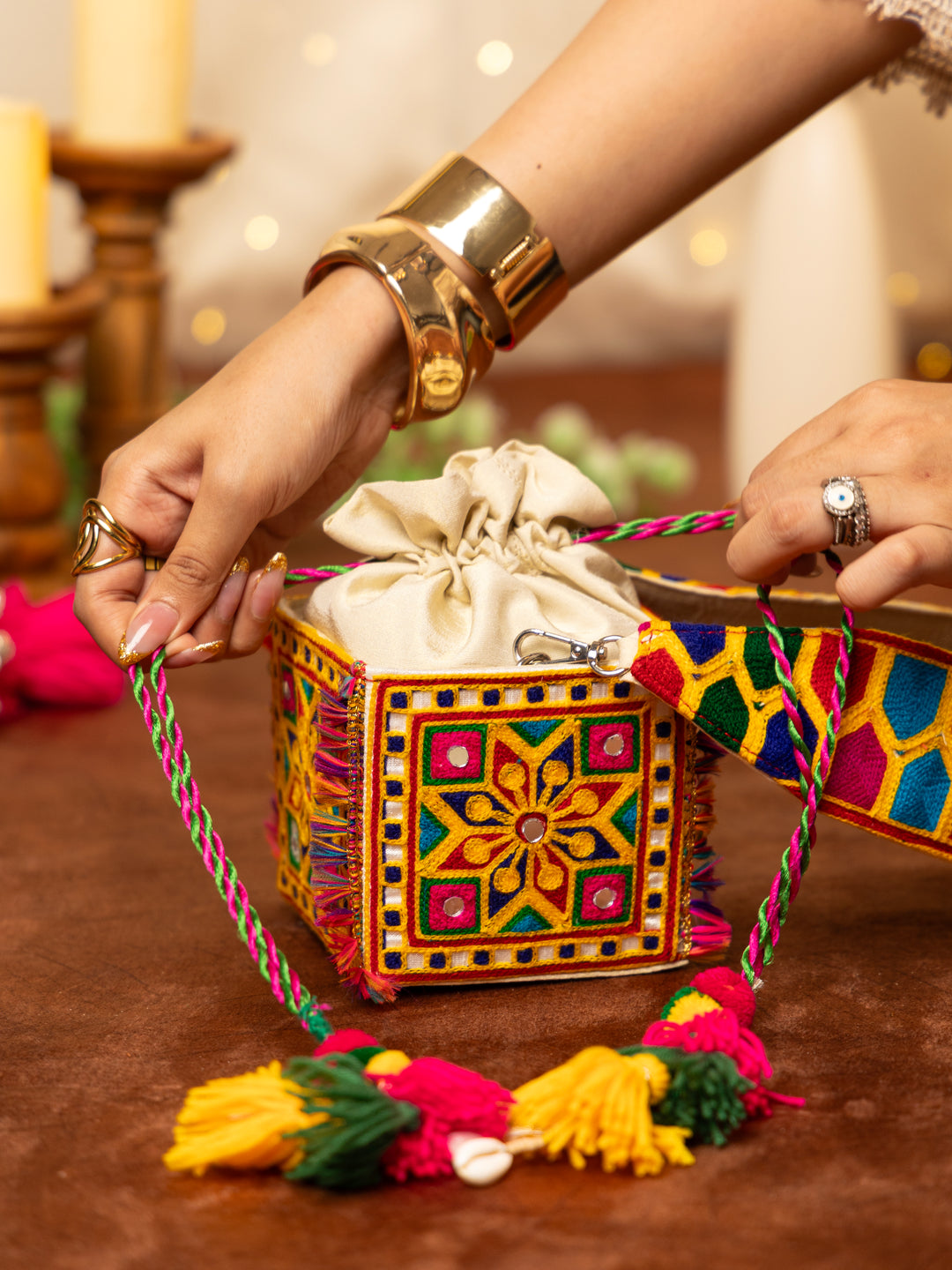 Mandala Potli bag - Suave Bags  #