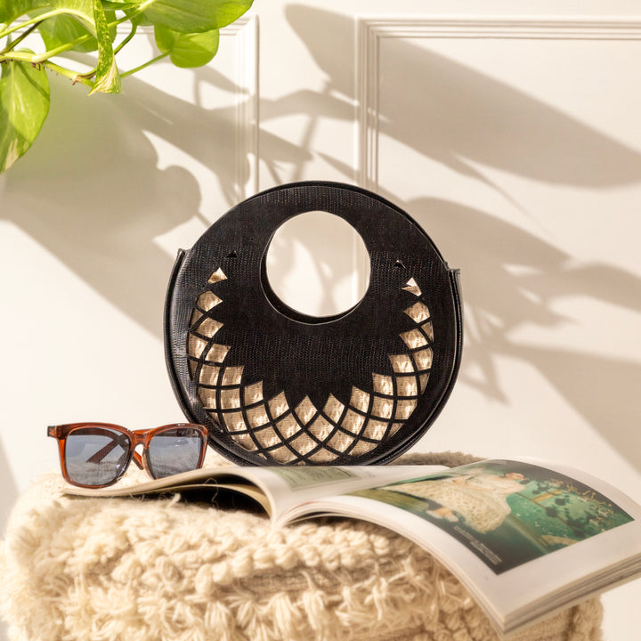 Black Aurora Circle Bag - Suave Bags  
