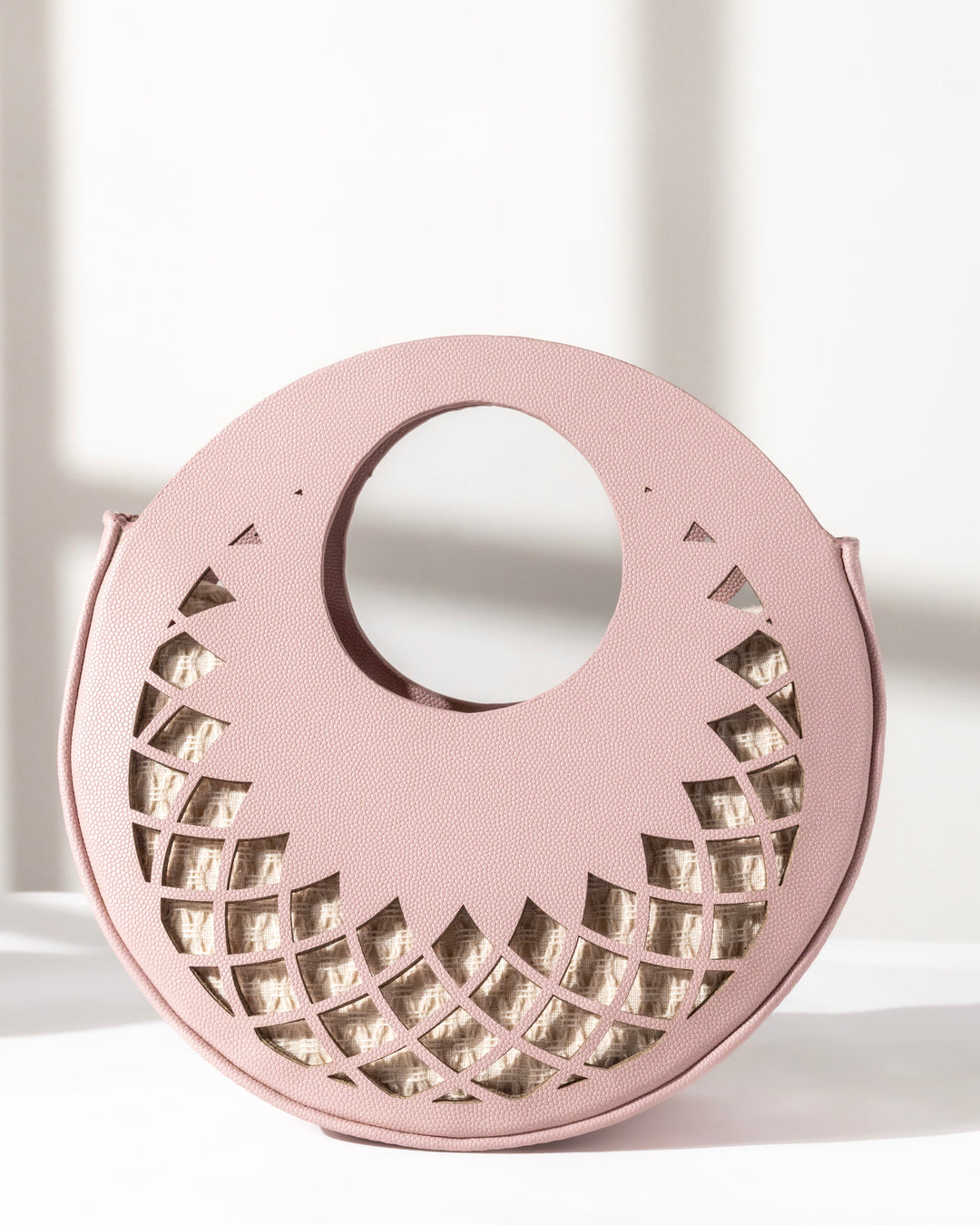 Rose pink Aurora Circle Bag - Suave Bags  