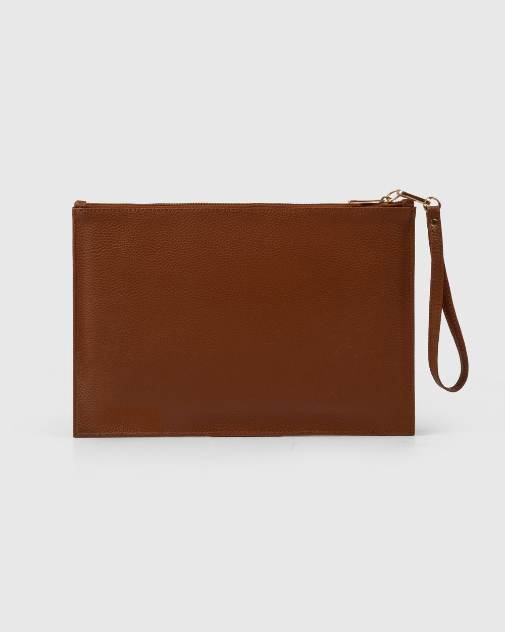 The Veve Envelope Clutch - Handwoven Bamboo Cane and Vegan Leather Wristlet (Caramel) - Suave Bags  #