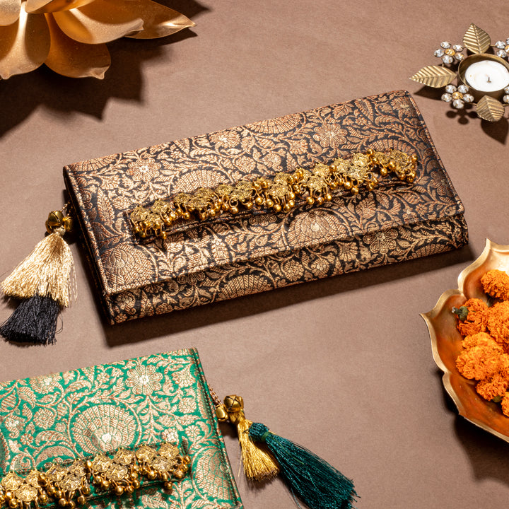 Black Rani - Festive Fold Bag - Suave Bags  