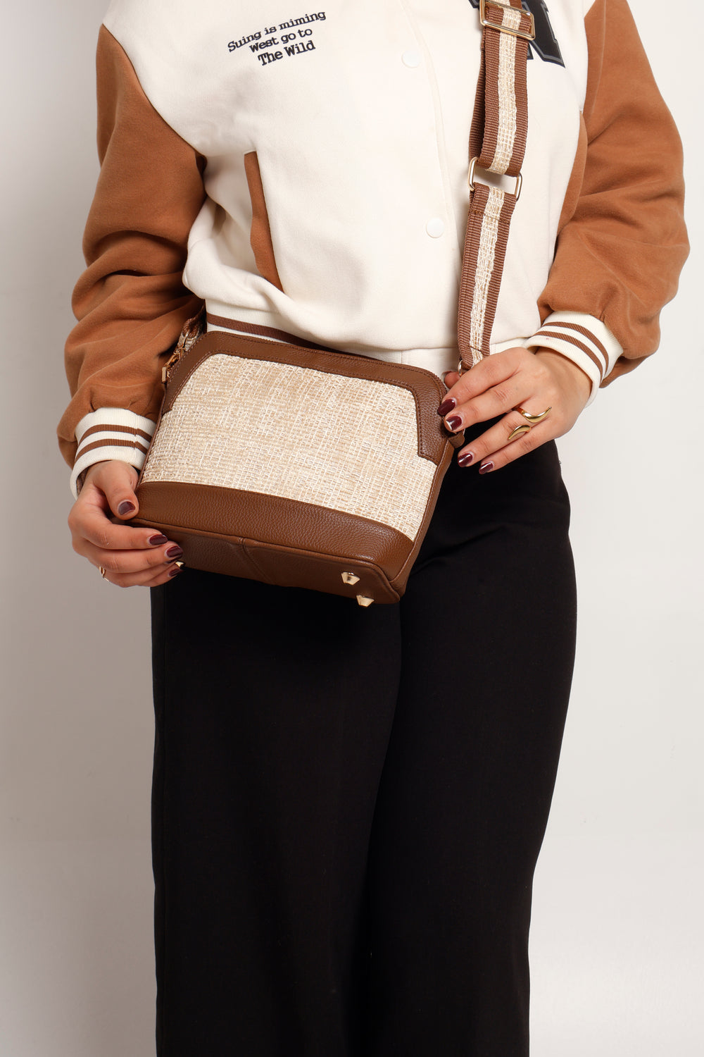 Brown Savannah Crossbody Bag - Suave Bags  #