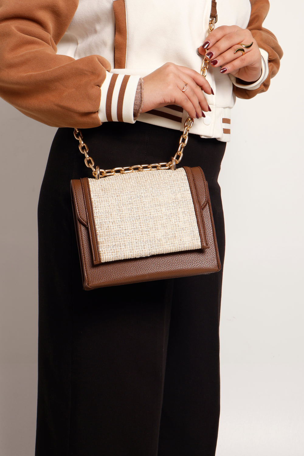Tweed Lux Flap Bag - Suave Bags  #