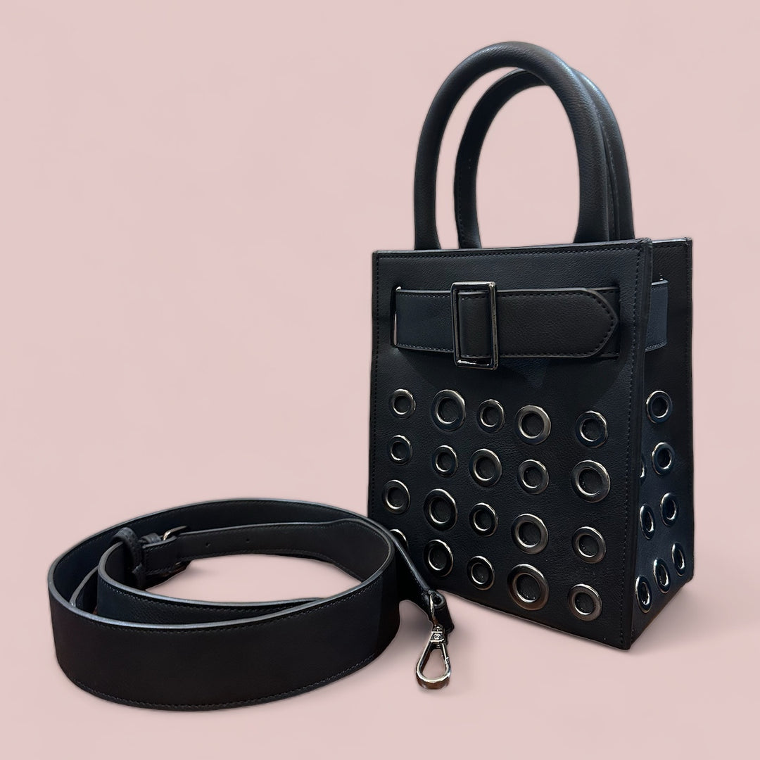 Black Zuri Sling Bag - Suave Bags  #