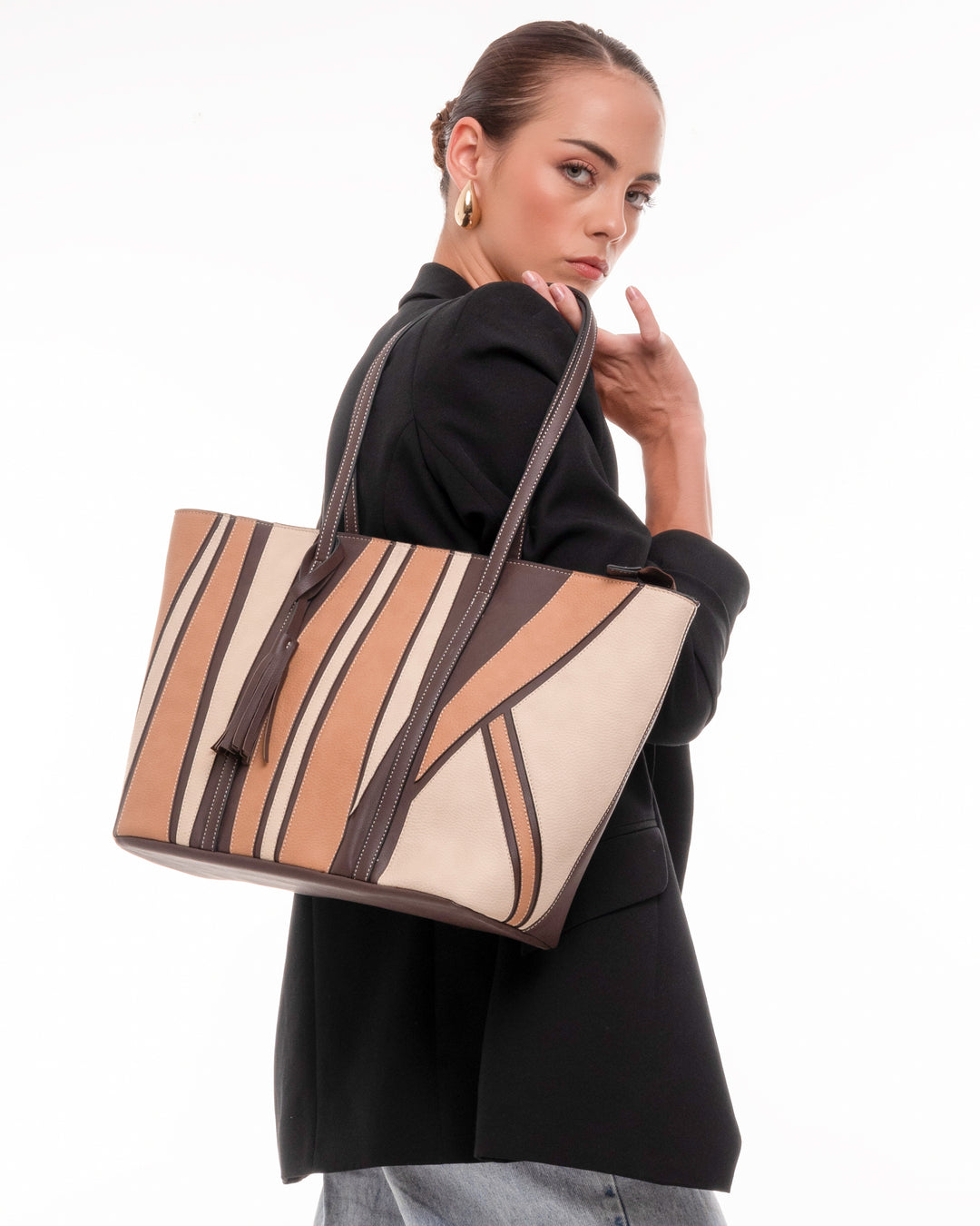 Espresso Enigma Tote - Suave Bags  