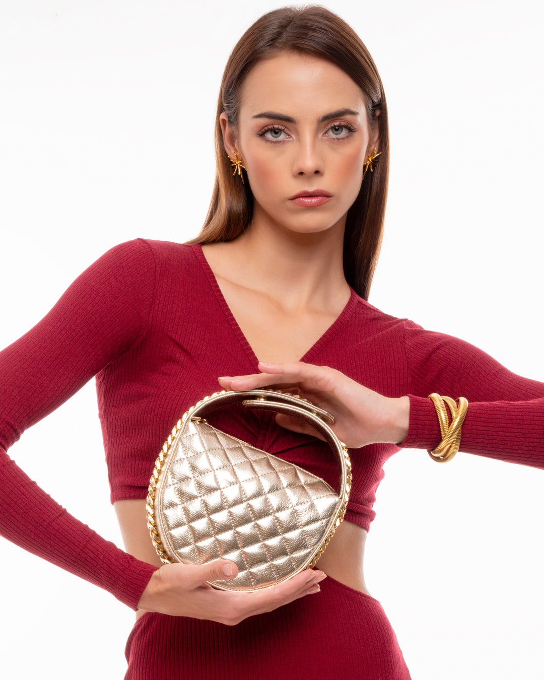 The Chrome Bag - Gold - Suave Bags  #