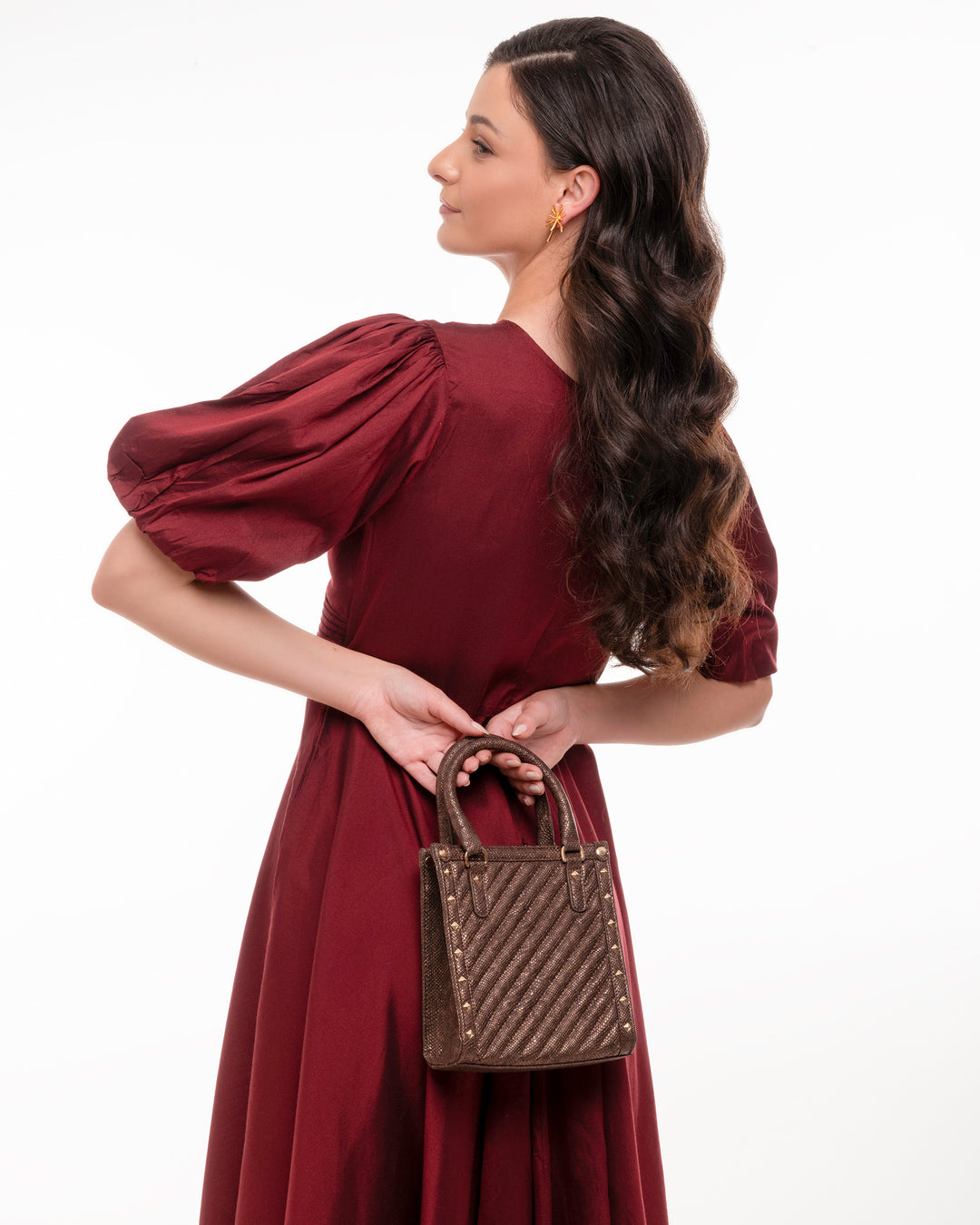 Copper Serpenti Sling - Suave Bags  